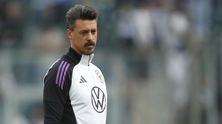 Sandro Wagner, der streitbare Co-Trainer der Deutschen Nationalmannschaft.