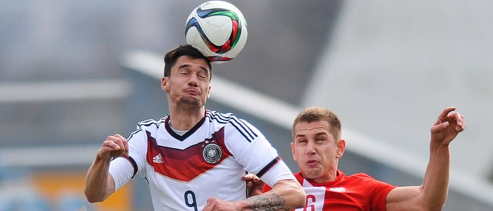 Eine echte Nummer 9. Tim Kleindienst hat zehn Spiele für die deutsche U-20-Nationalmannschaft bestritten, dabei allerdings kein einziges Tor erzielt.