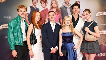 Stars des Films „Die Schule der magischen Tiere 3“ bei einer Premiere in München. (Archivbild)
