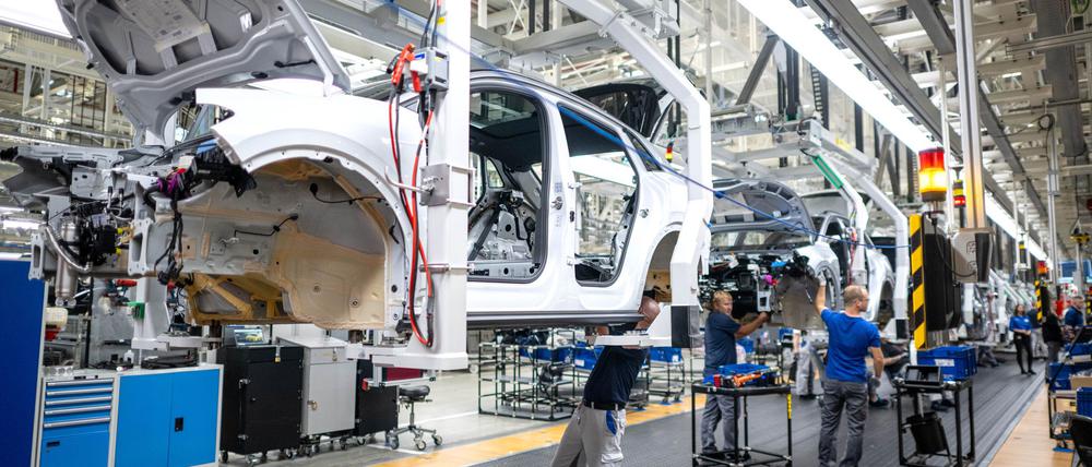 Die deutsche Industrieproduktion ist überraschend deutlich gestiegen.