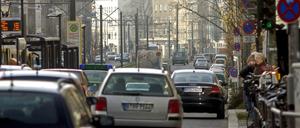 Die Berliner Allee in Weißensee.