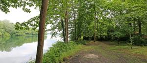 Ein 400 Meter langer Teil des Uferwegs am Groß Glienickeer See wird bald wieder begehbar sein.