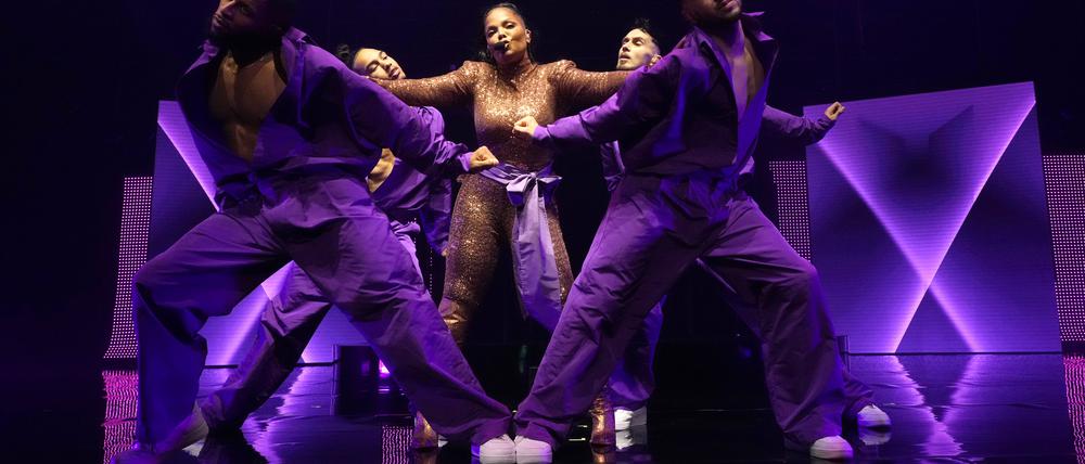 Janet Jackson, hier im April 2023 in Hollywood, Florida, ist auf der Bühne immer noch ein Energiebündel.