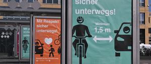 Rund 170 Plakate: Verkehrssicherheitskampagne der Landeshauptstadt Potsdam und der Polizei.