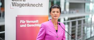 Wird das Bündnis Sahra Wagenknecht in Thüringen, Sachsen und Brandenburg mitregieren? Noch ist nichts entschieden, sagt die Parteigründerin. (Archivbild)