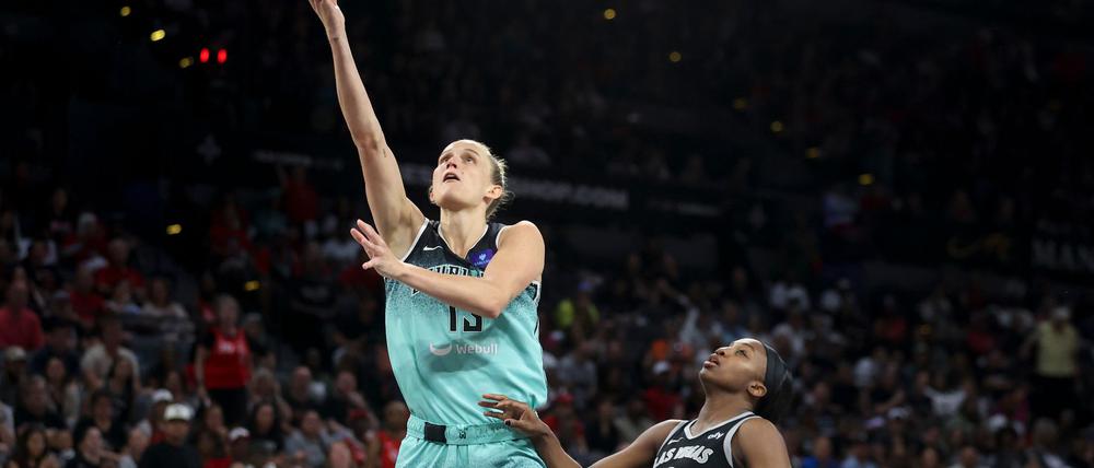 Leonie Fiebich ist in ihrer ersten WNBA-Saison zu einem großen Faktor geworden für die New York Liberty.