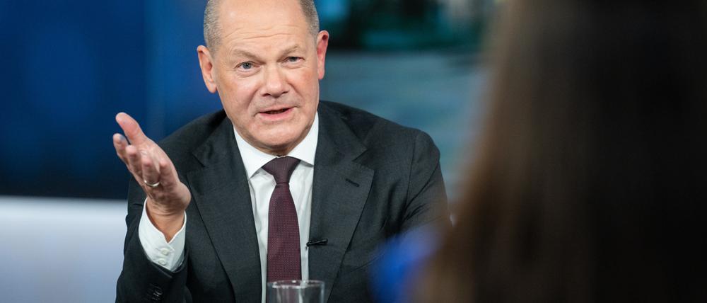 Bundeskanzler Olaf Scholz (SPD).