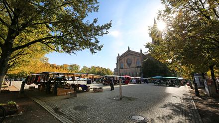 Der Bassinplatz in Potsdam.