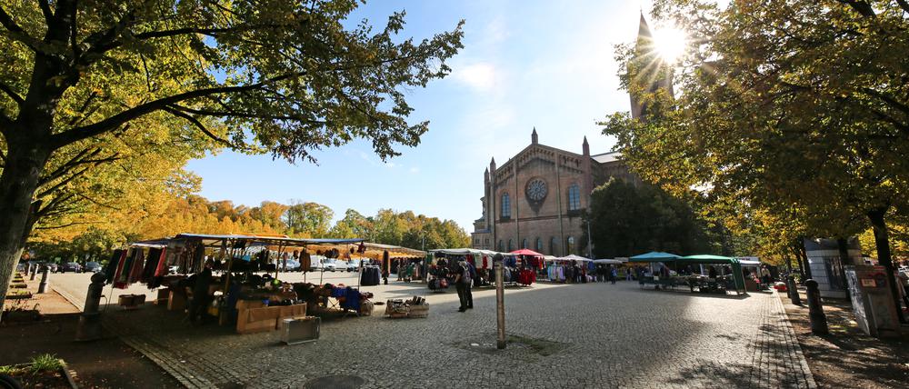 Der Bassinplatz in Potsdam.