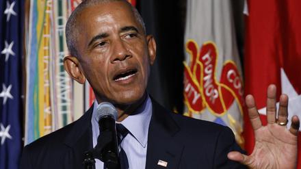 Der ehemalige US-Präsident Barack Obama.