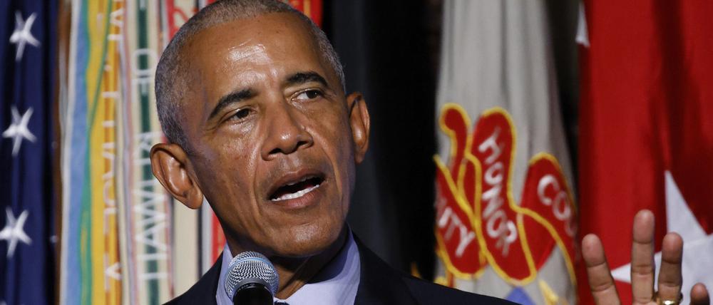 Der ehemalige US-Präsident Barack Obama.