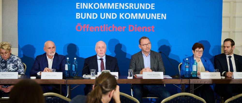 In den Tarifverhandlungen für den öffentlichen Dienst erwarten die Gewerkschaften lange Nächte.
