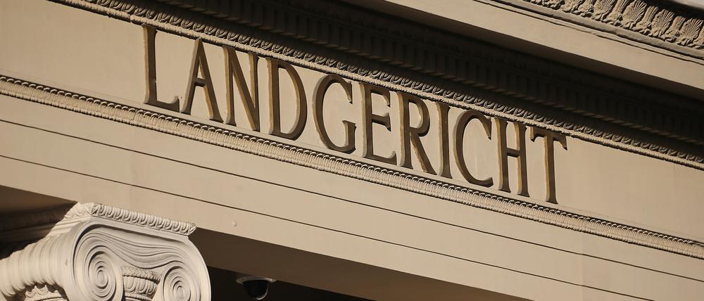 Nordrhein-Westfalen, Bonn: Das Eingangsportal des Bonner Landgerichts.