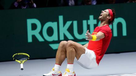 Emotional feierte Rafael Nadal den Davis-Cup-Titel 2019 - es war sein fünfter. 