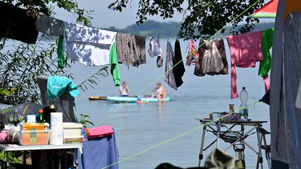 Camping-Idylle war in diesem August besonders gefragt. 