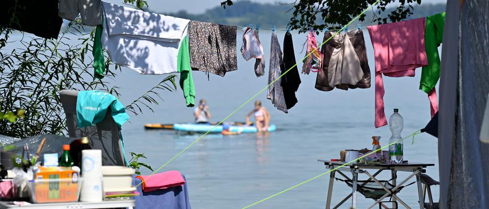 Camping-Idylle war in diesem August besonders gefragt. 
