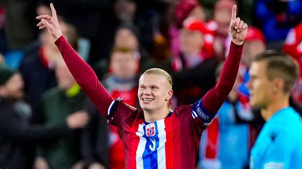 Hat doppelten Grund zum Jubel: Erling Haaland.