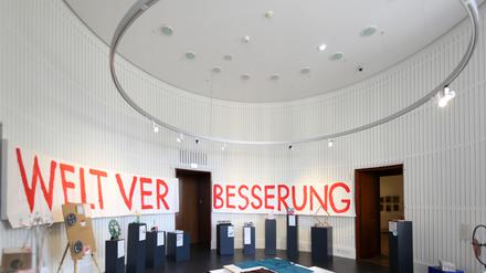 Das Potsdam Museum macht seine Rotunde zum „Denkraum“. Bis Ende 2024 zeigt es hier zum Auftakt, wie Weltverbesserungsmaschinen aussehen könnten.