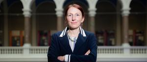 Geraldine Rauch, Präsidentin der TU-Berlin, im Hauptgebäude der Universität. 