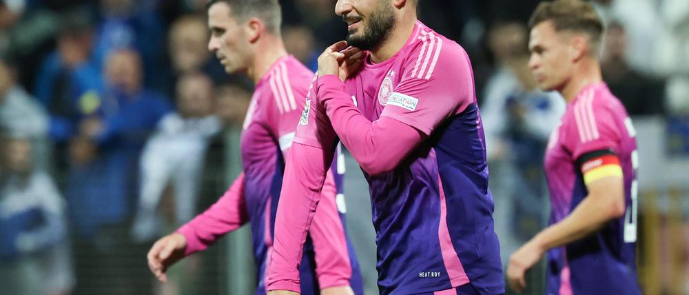 Deniz Undav jubelt nach seinem zweiten Treffer gegen Bosnien.