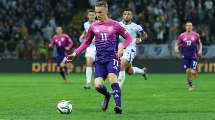 Kleiner Muskelfaserriss: Nationalspieler Chris Führich fällt zwei bis drei Wochen aus.