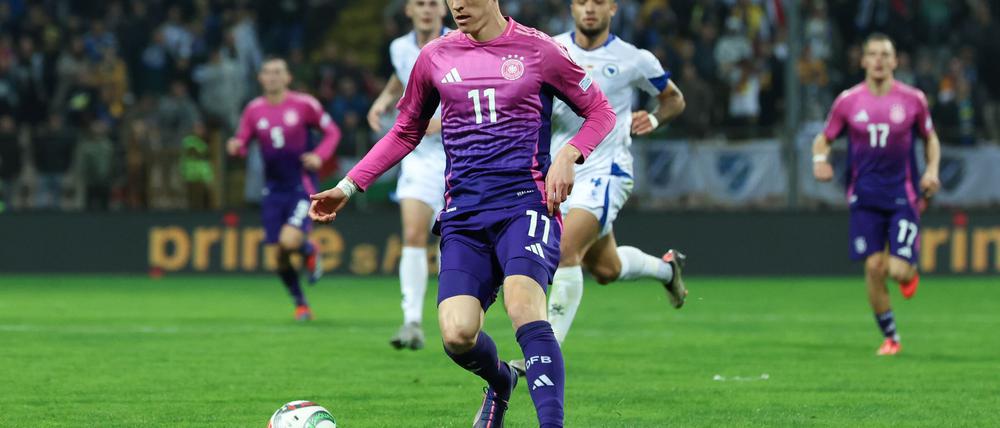Kleiner Muskelfaserriss: Nationalspieler Chris Führich fällt zwei bis drei Wochen aus.