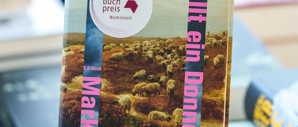„Von Norden rollt ein Donner“ von Markus Thielemann ist für den Deutschen Buchpreis nominiert. (Archivbild)