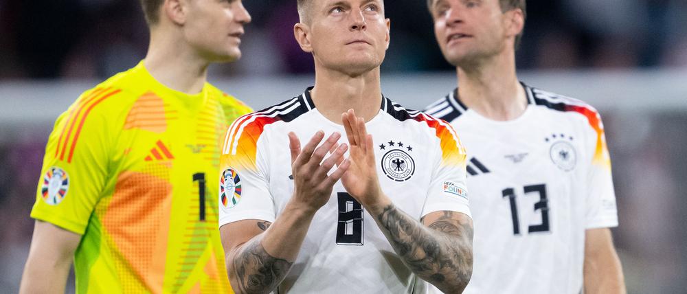 Toni Kroos wird bei der Verabschiedung der letzten 2014-Weltmeister in München fehlen.