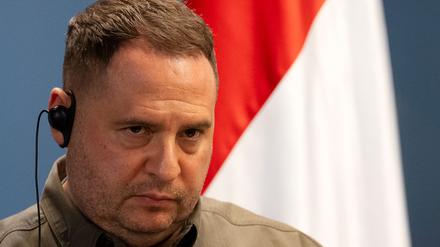Der einflussreiche Chef des ukrainischen Präsidentenbüros, Andrij Jermak, drängt auf schnelle Antworten des Westens auf den „Siegesplan“ des von Russland überfallenen Landes. (Archivbild)