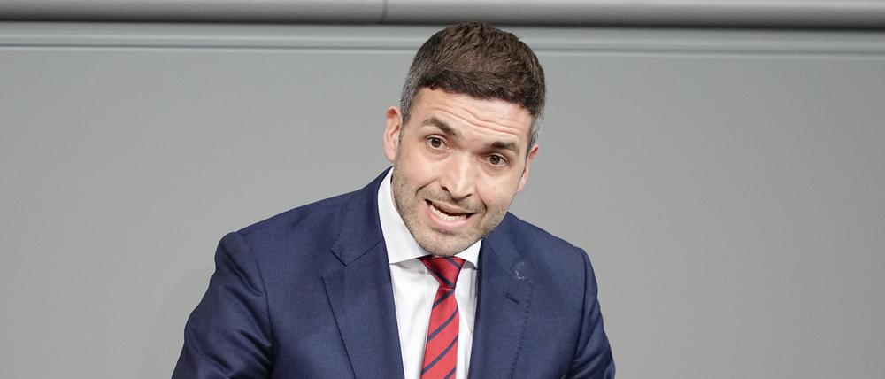 Konstantin Kuhle (FDP) spricht im Bundestag (Symbolbild).