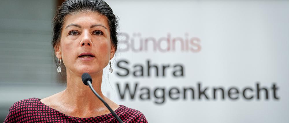 Sahra Wagenknecht ist mit ihrem Bündnis weiter im Aufwind.