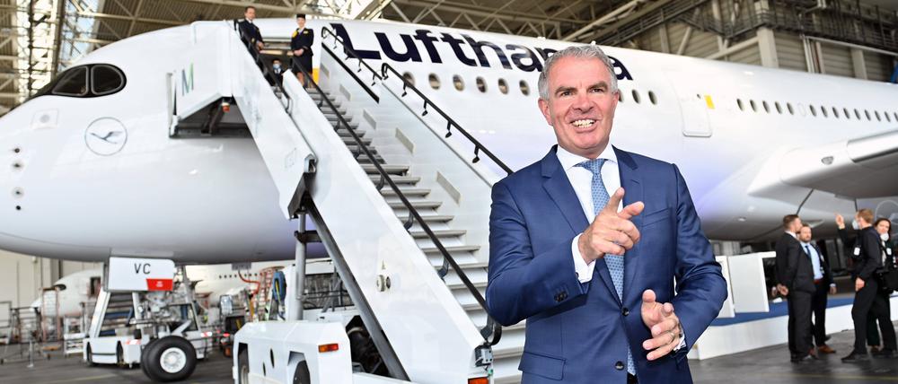 Vorstandsvorsitzender Lufthansa: Carsten Spohr.