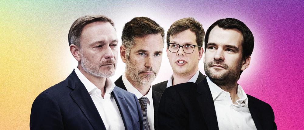 Christian Lindner, Christian Dürr, Lukas Köhler, Johannes Vogel.
