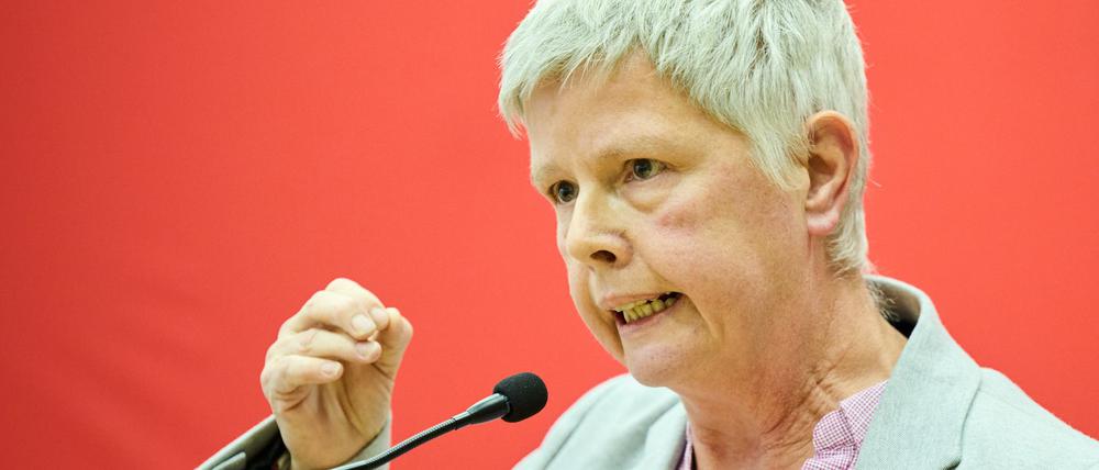 Bundesgeschäftsführerin und Ex-Landesvorsitzende Katina Schubert wendet sich gegen Antisemitismus in jeder Form. (Archivbild)