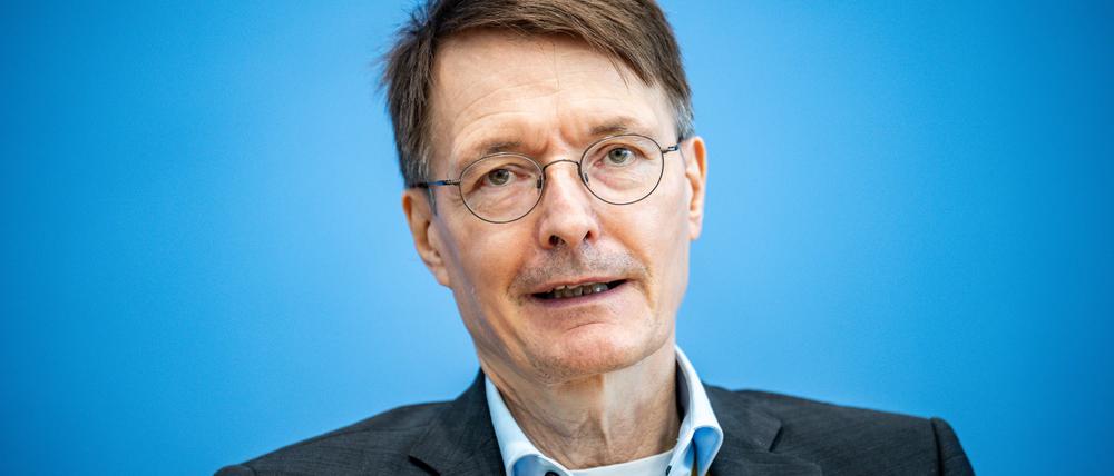 Karl Lauterbach (SPD), Bundesminister für Gesundheit
