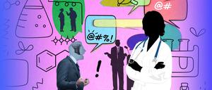 Vor allem Wissenschaftler:innen, die ihre Ergebnisse im Netz teilen, werden von mitunter beschimpft und bedroht. 