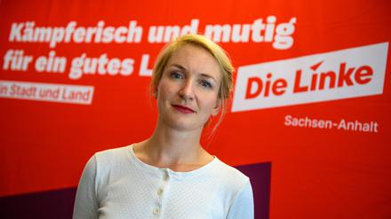 Kandidatin für den Vorsitz: Ines Schwerdtner, Mitglied der Linkspartei.