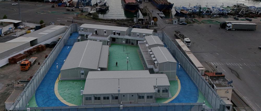 Das Migrationszentrum in Gjader