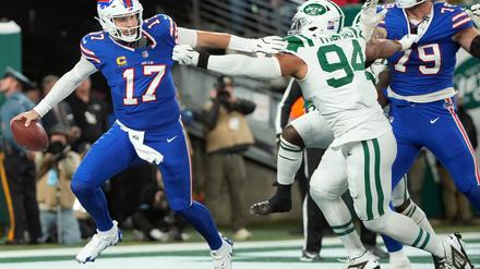 Josh Allen spielt mit den Buffalo Bills eine Saison voller Höhen und Tiefen.