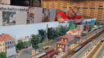 Holger Voigt ist Mitglied der IG Modellbahn in Berlin-Hellersdorf.