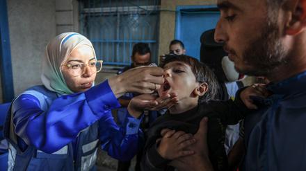 590.000 Kinder unter zehn Jahren sollen die zweite Polio-Impfdosis erhalten.