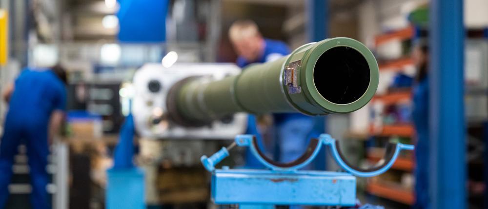 In Italien will Rheinmetall bald zusammen mit dem Rüstungskonzern Leonardo andere Panzer herstellen.