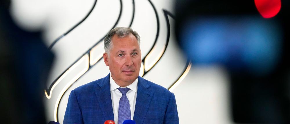 Posdnjakow kündigt als Präsident des Russischen Olympischen Komitees seinen Rückzug an.