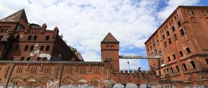 Areal der ehemaligen Bärenquell-Brauerei an der Schnellerstraße 137  in Berlin-Niederschöneweide.
Foto: Thilo Rückeis