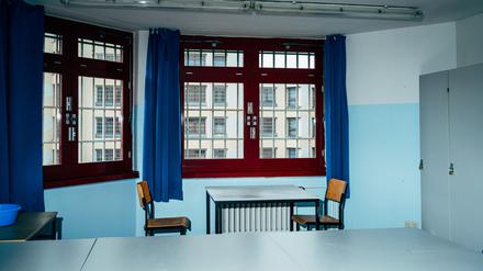 Kein schöner Ort: Ein Gemeinschaftsraum in der JVA Tegel.