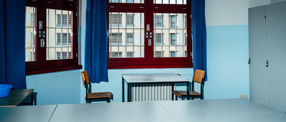 Kein schöner Ort: Ein Gemeinschaftsraum in der JVA Tegel.