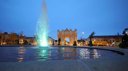Auf dem Luisenplatz in Potsdam kann am Wochenende geschlemmt werden.