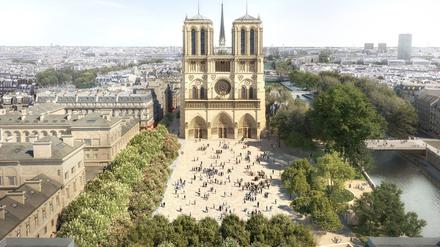 Notre-Dame Vorplatz: Bäume statt Parkplatz