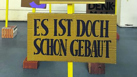Seminar zum Thema Abriss an der TU Berlin