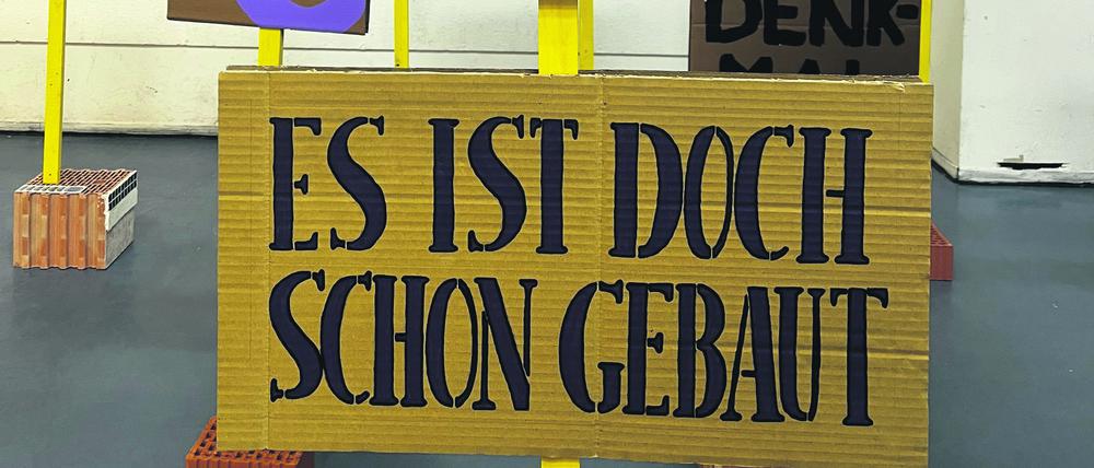 Seminar zum Thema Abriss an der TU Berlin
